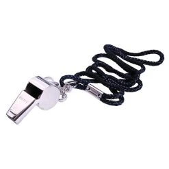 HART Sport HART Nickel Plated Whistle With Lanyard
