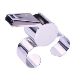 HART Sport HART Nickel Plated Finger Grip Whistle