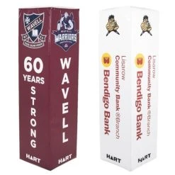 HART Sport Custom Printed Square Rugby Post Pads 50cm - 150mm Cut Out